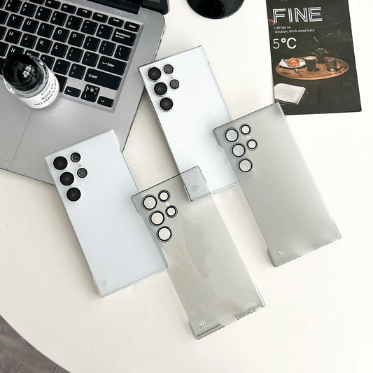 Matte Frosted Borderless Translucent Case - Samsung