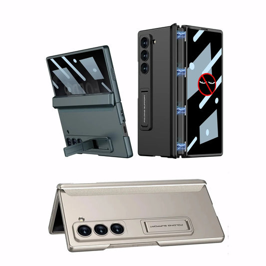 Full Protection Kickstand Case With Privacy Screen For Samsung Galaxy Z Fold 6