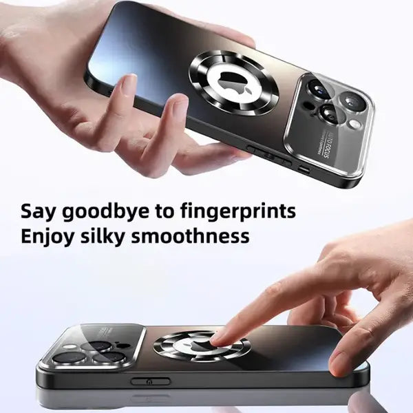 Frosted Magsafe Glass Shield Case - iPhone