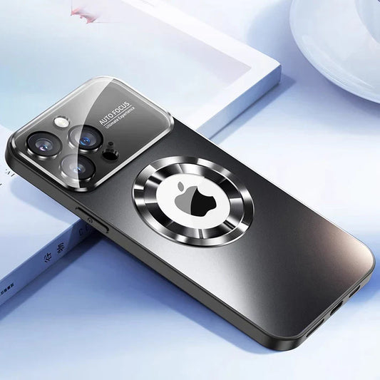 Frosted Magsafe Glass Shield Case - iPhone