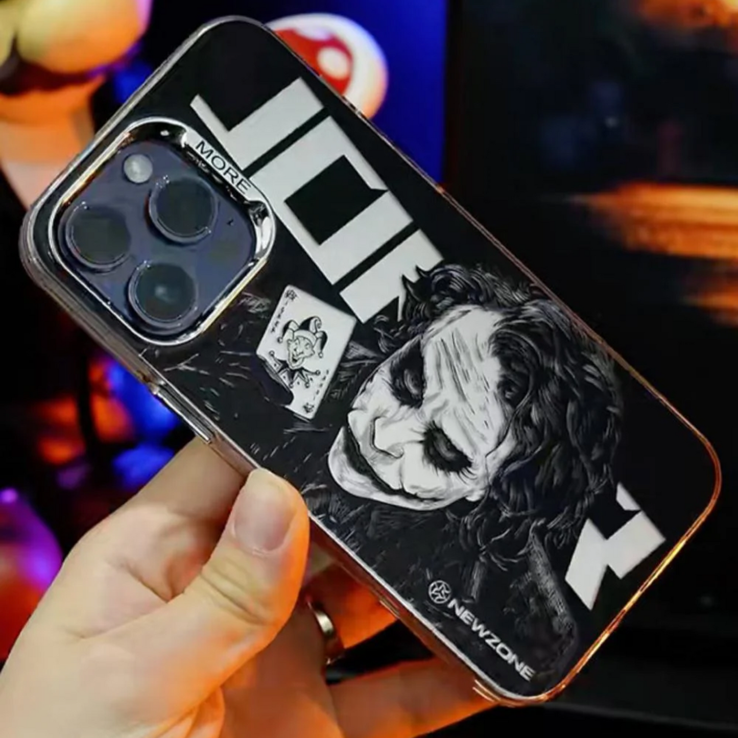 Premium Inspirational Joker Pattern Protective Back Case- iPhone