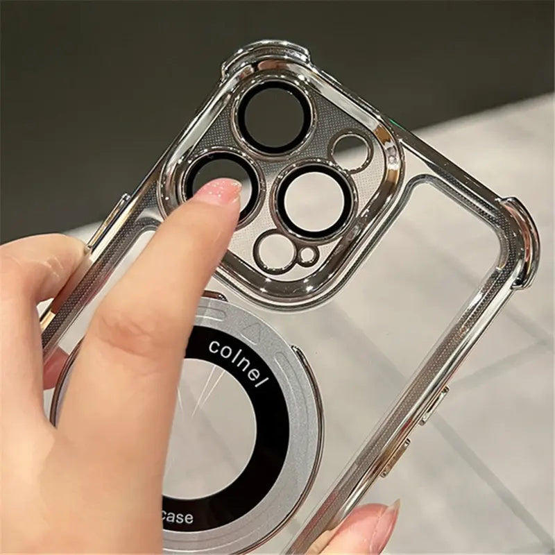 Elegant Transparent Stand Case - iPhone