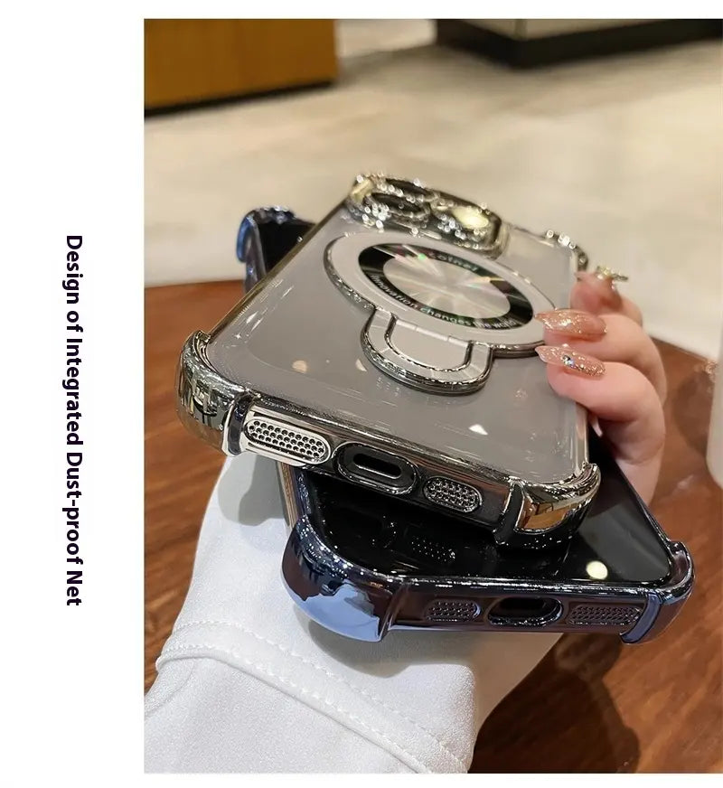 Elegant Transparent Stand Case - iPhone