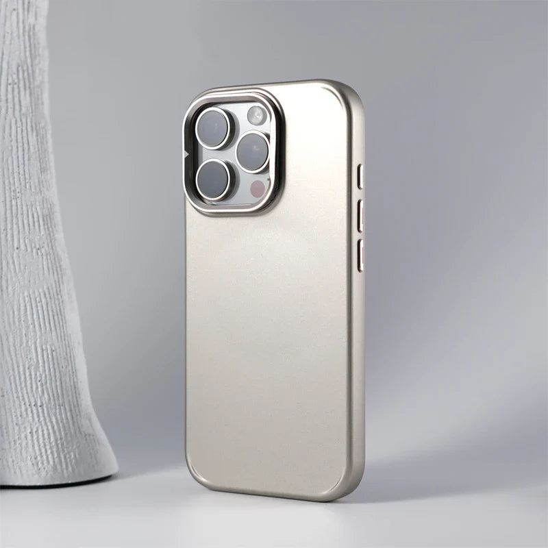 Metal Lens Protection Kickstand Case- iPhone