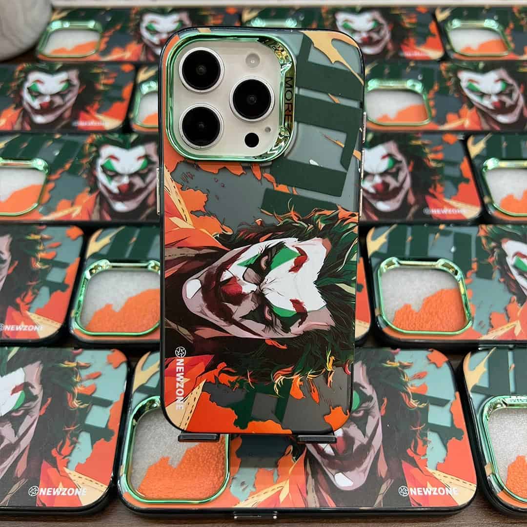 Graphic Joker Pattern Case- iPhone