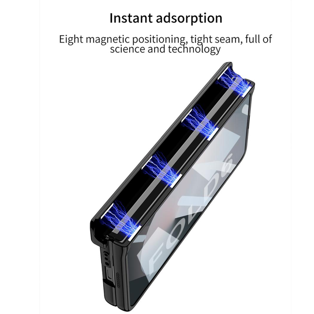 Transparent Magnetic Hinge Case For Samsung Galaxy Z Fold Series