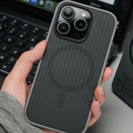 Corrugated Matte Forested Magsafe Case- iPhone