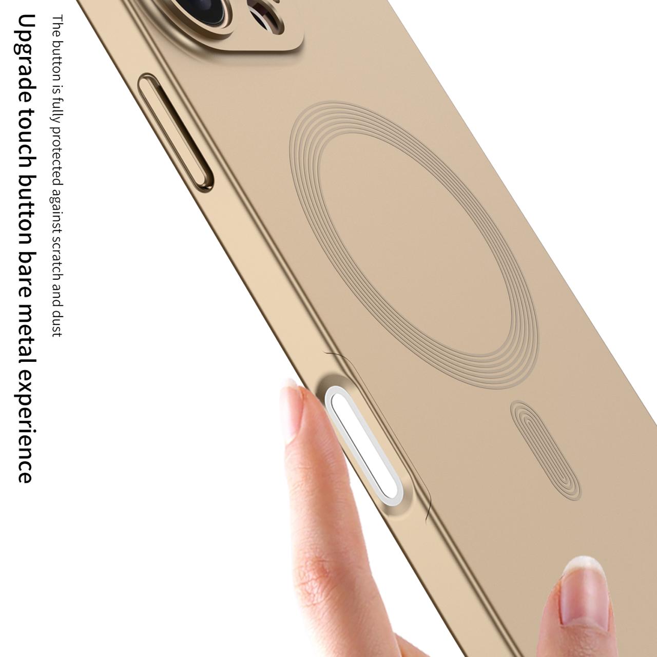 Matte Magsafe Case With Titanium Frame - iPhone