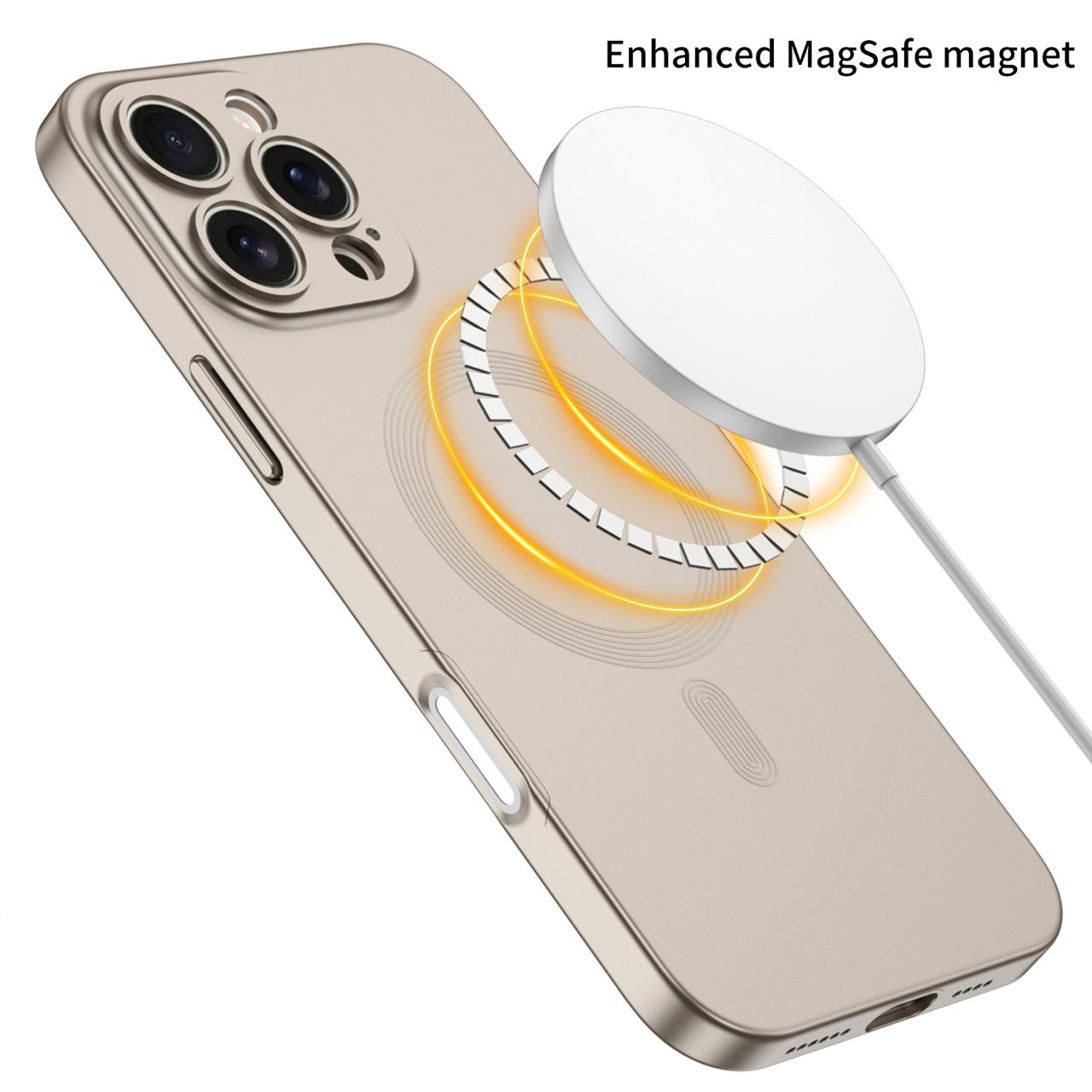 Matte Magsafe Case With Titanium Frame - iPhone