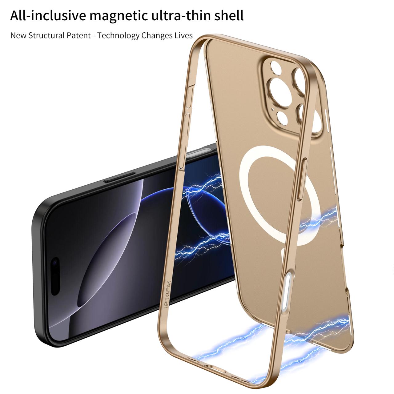Matte Magsafe Case With Titanium Frame - iPhone