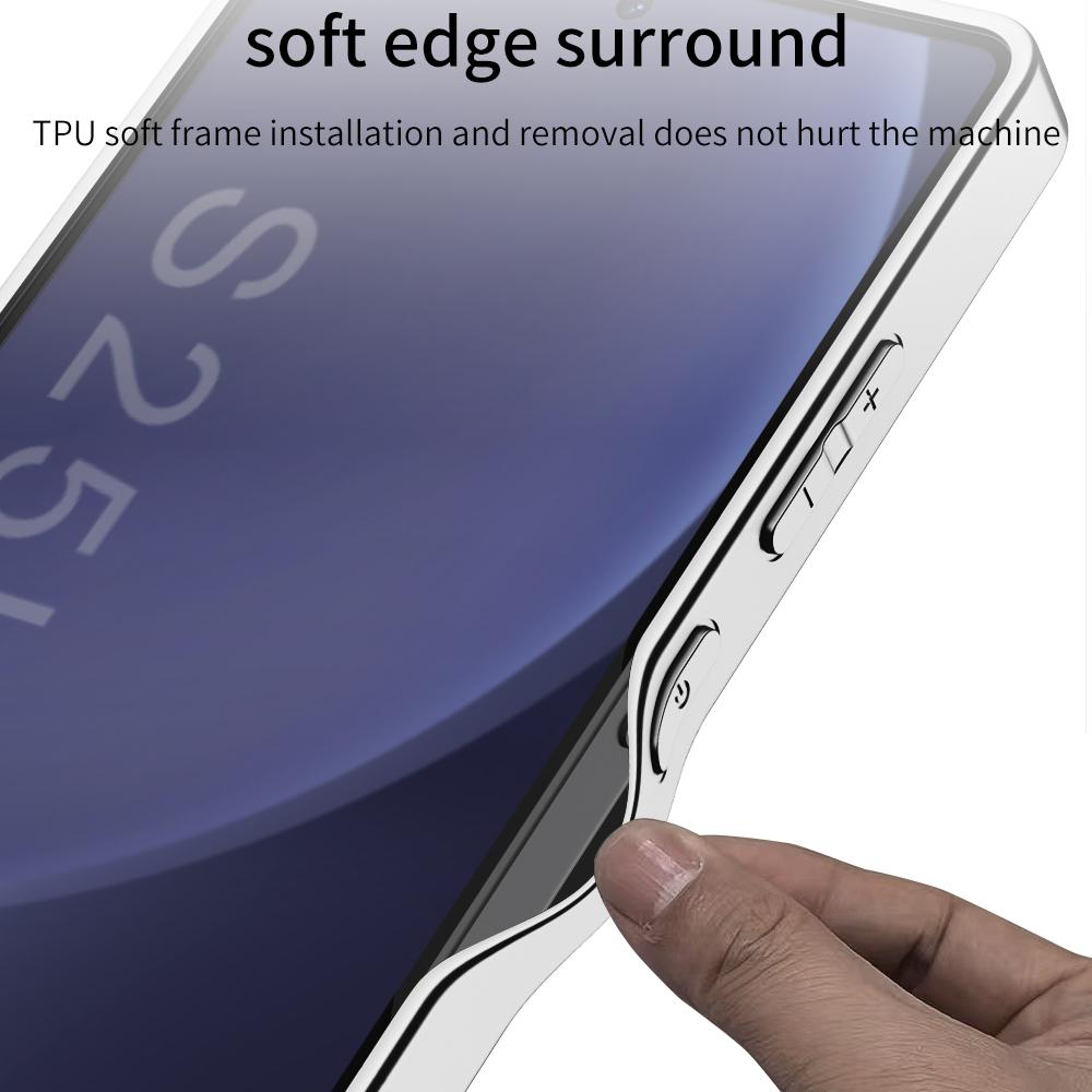 Electroplated Leather Duo Tone Frosted Case- Samsung