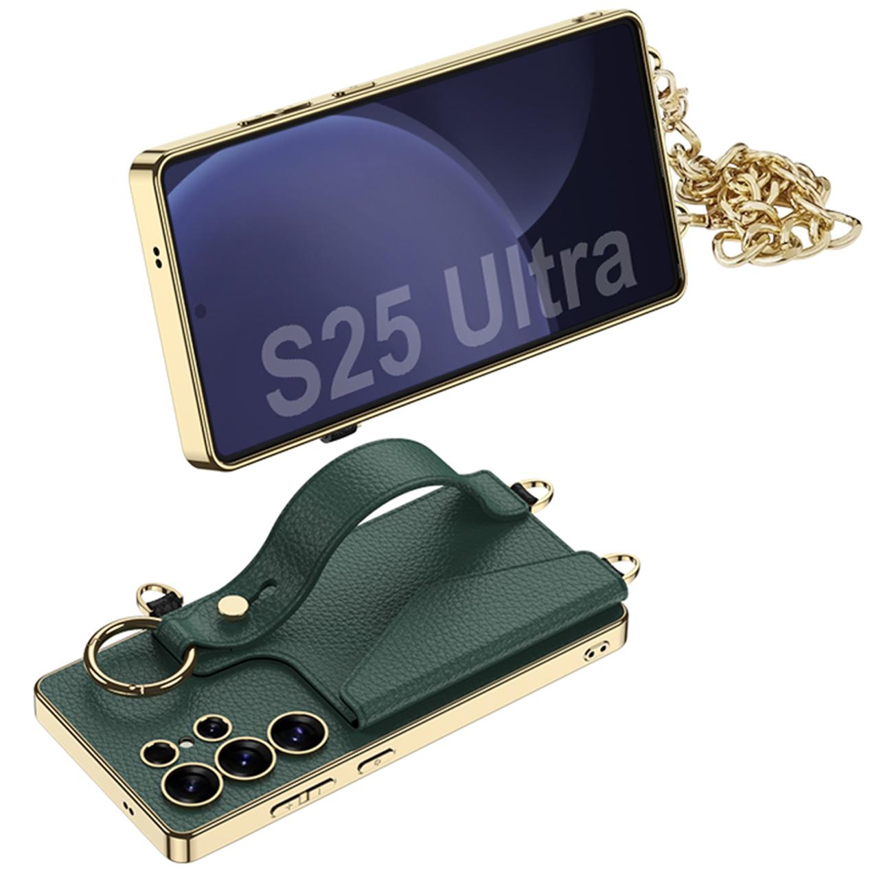 Luxury Antic Designer Leather Wallet Phone Case- Samsung