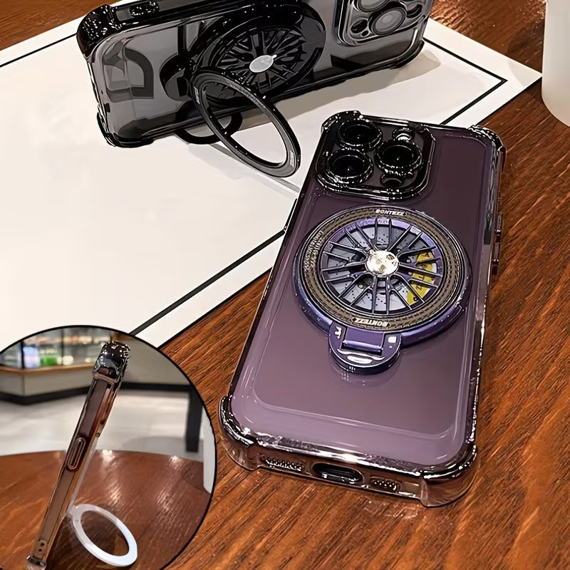 Royal Motion Alloy Magnetic Ring Case- iPhone