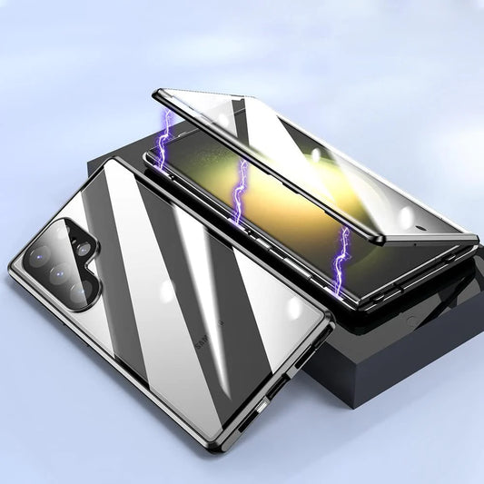 Galaxy S Series - Double Sided Magnetic Aluminium  Frame Case