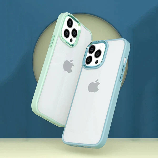 Transparent Shockproof Bumper Case For iPhone Series