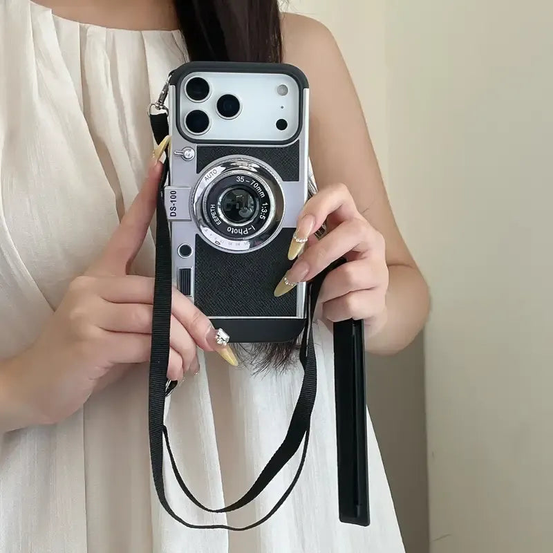 3D Retro Vintage Camera Case- iPhone 18 Series