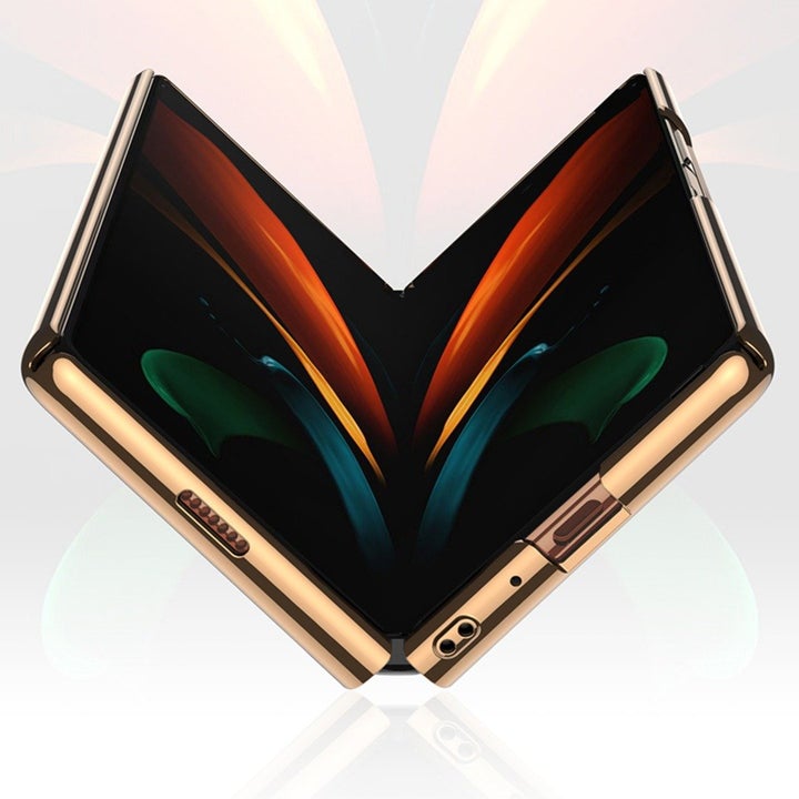 Galaxy Z Fold3 LV Pattern Glass Flip Case