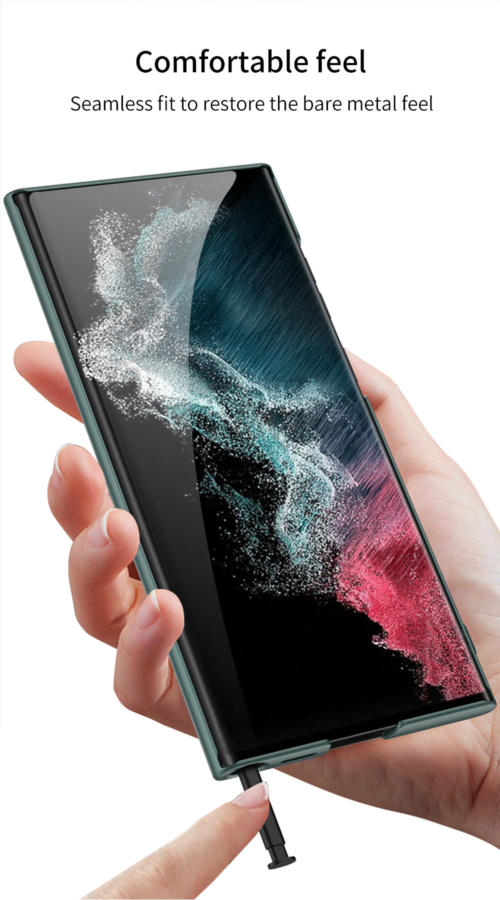 Galaxy S22 ULTRA Luxury Standing Case With S-Pen Slot