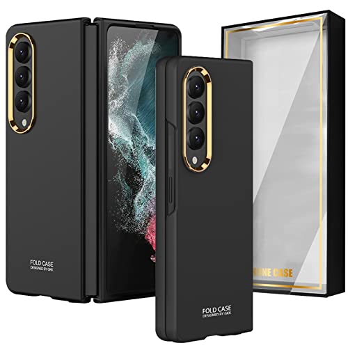 Galaxy Z Fold 4 Ultra Thin Hard Shell With Golden Edge
