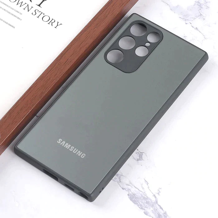 Matte Finish TPU Protective Back Case- Samsung