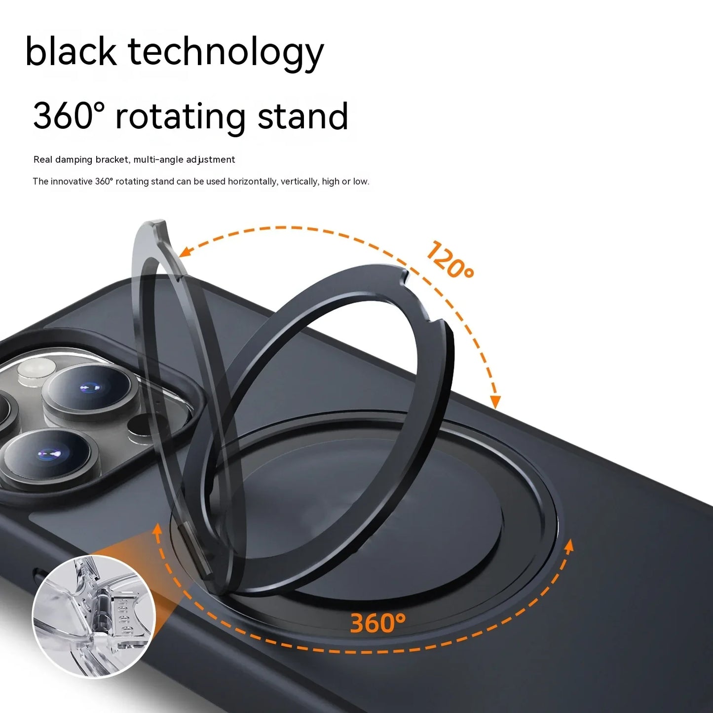 Rotating Stand Anti-Drop Case