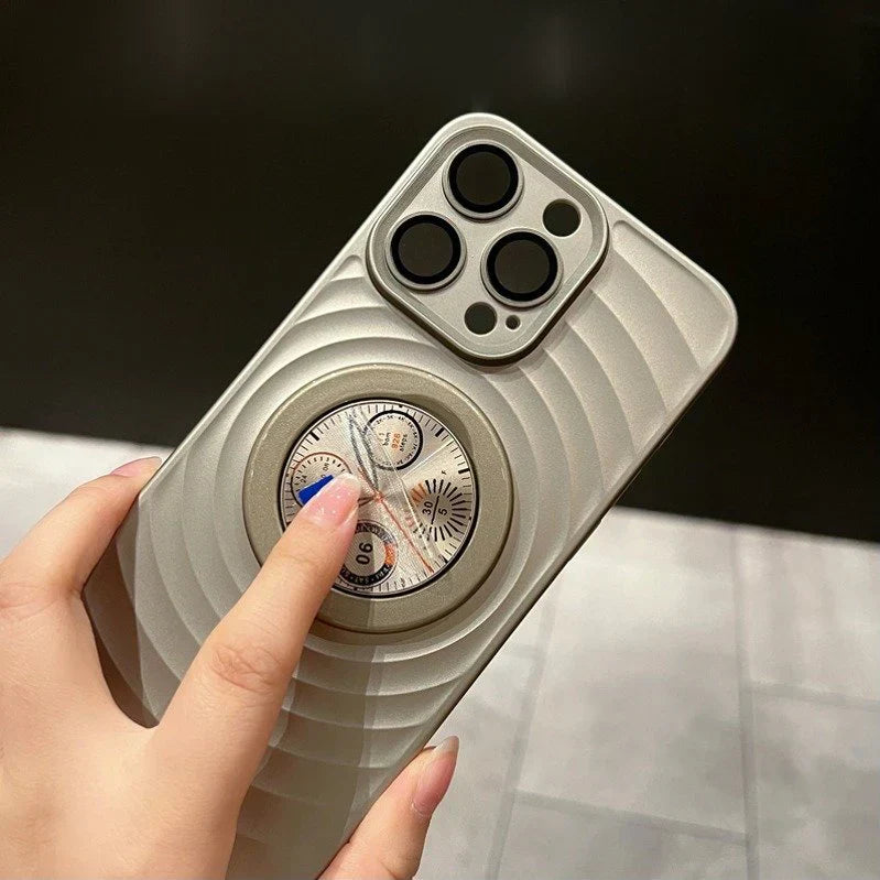Matte Frosted Magsafe Compass Case for iPhone Series