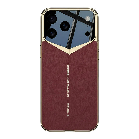 Designer Pattern Leather Shield Case- iPhone