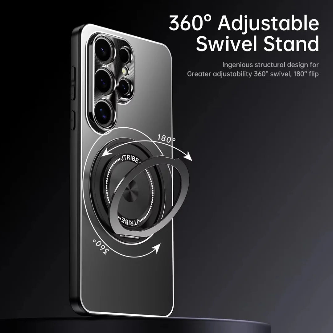 Magnetic Ring Stand Case- Samsung