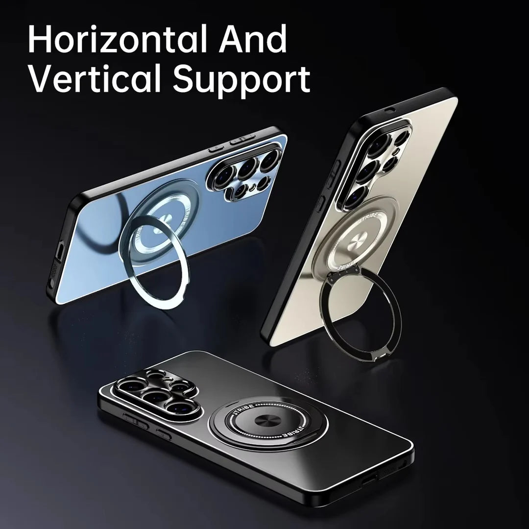 Magnetic Ring Stand Case- Samsung