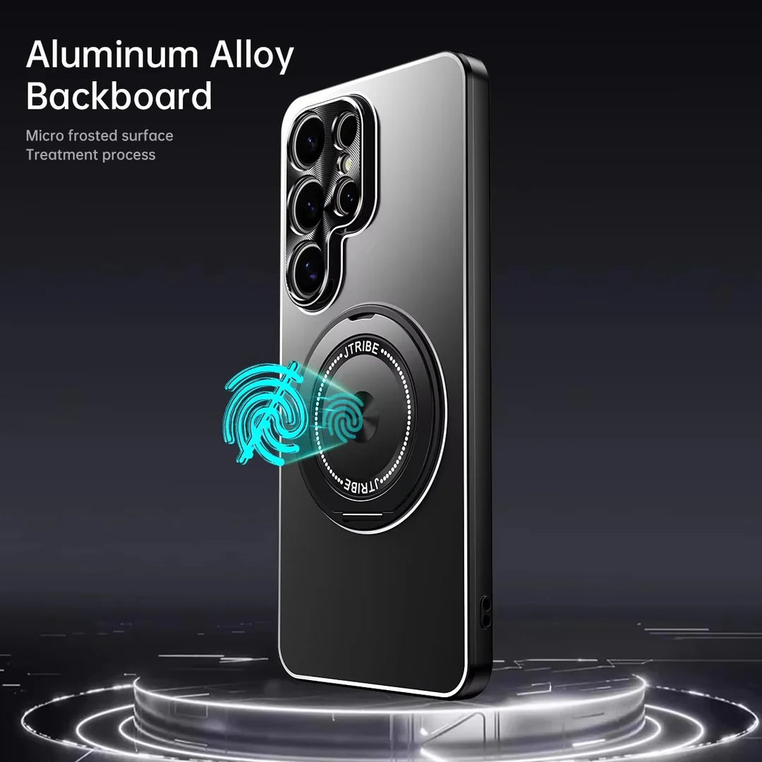 Magnetic Ring Stand Case- Samsung