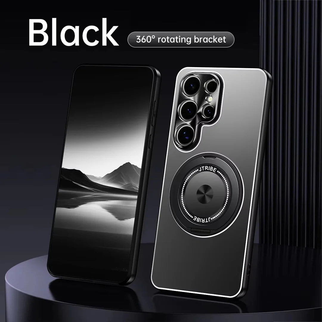 Magnetic Ring Stand Case- Samsung