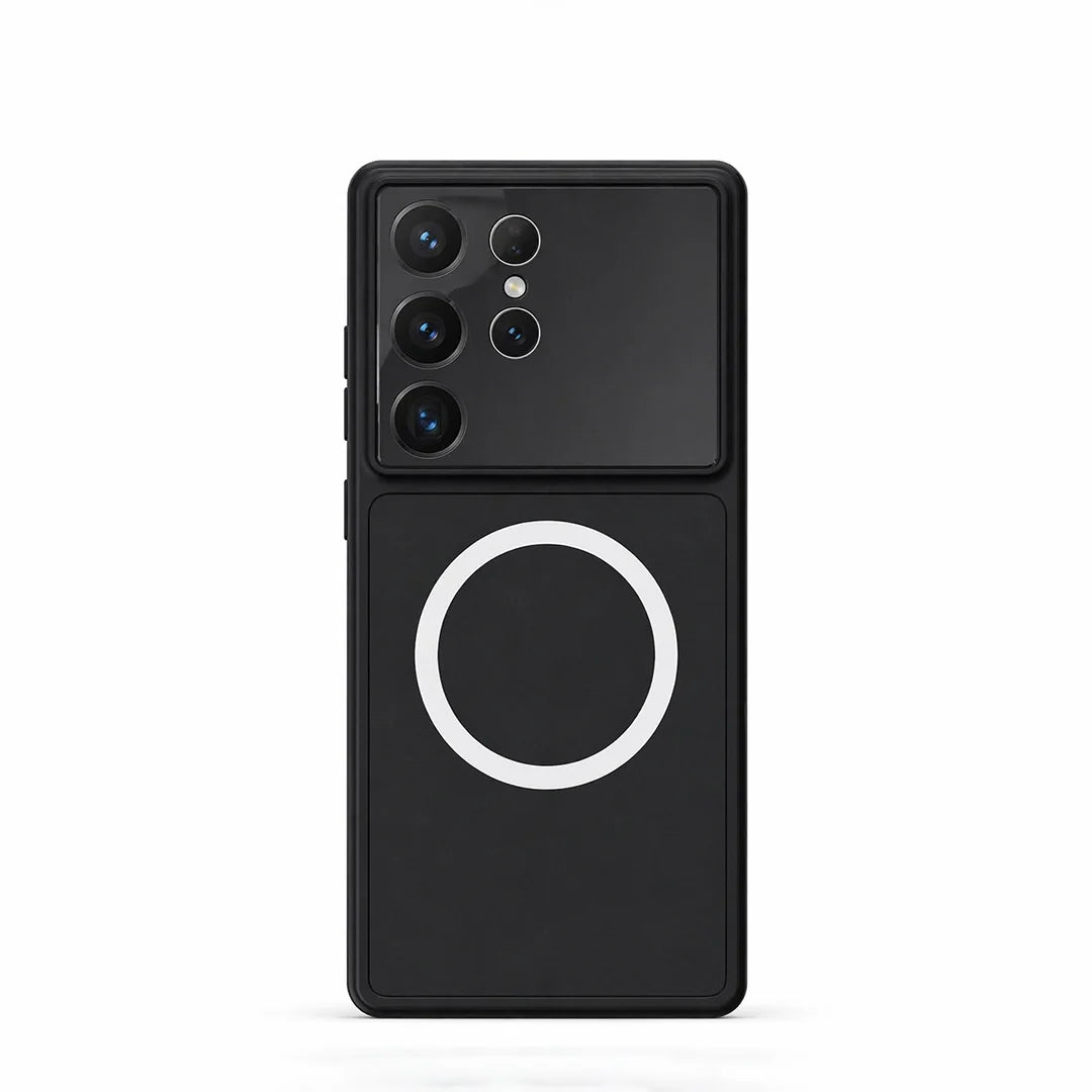 Crystal Lens Magnetic Glass Case- Samsung