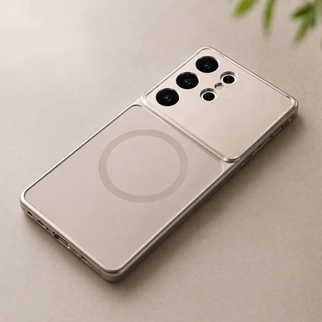 Crystal Lens Magnetic Glass Case- Samsung