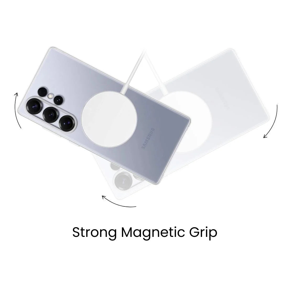 Crystal Snap Magnetic MagSafe Transparent Case- Samsung