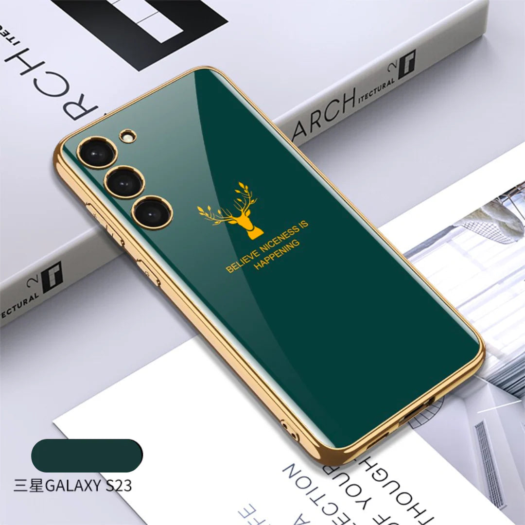 Inspirational Deer Protective Back Case- Galaxy Series