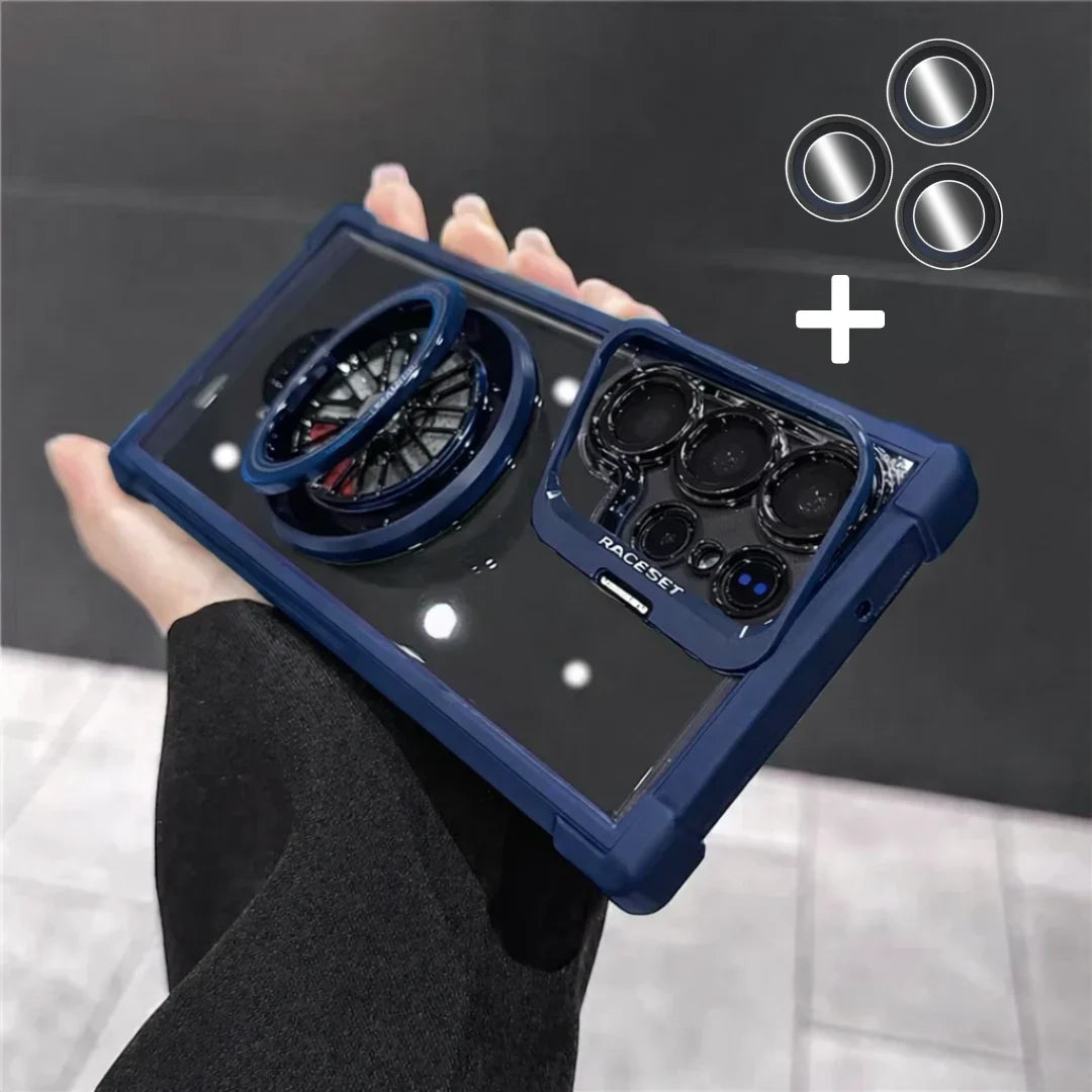 Turbo Wheel Magnetic Kickstand Case -Samsung