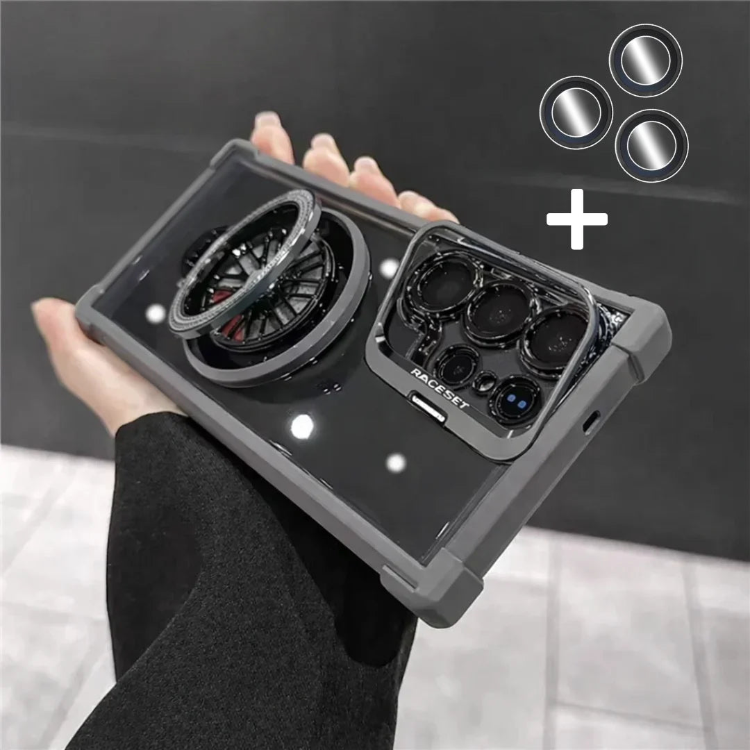 Turbo Wheel Magnetic Kickstand Case -Samsung
