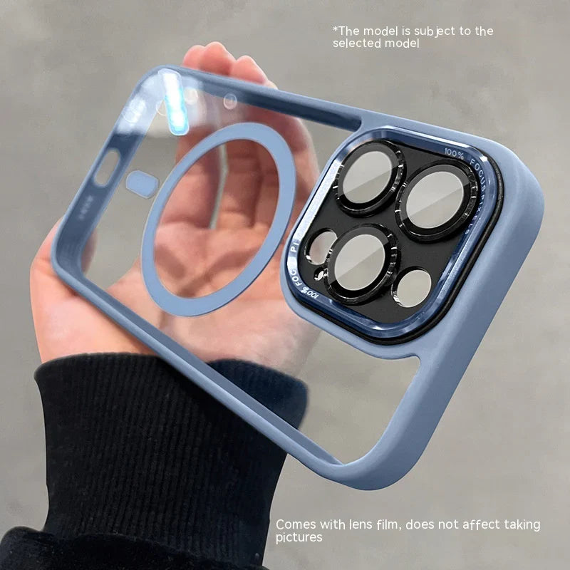 Transparent Magsafe Forested Case- iPhone