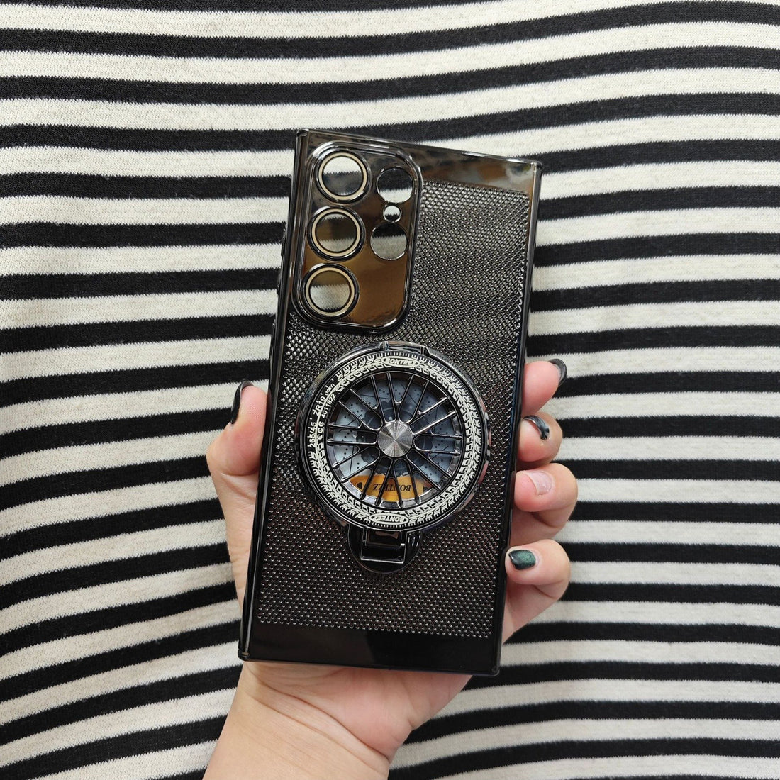 MagSafe Heat Dissipation Rotating Wheel Stand Case - Galaxy S Series