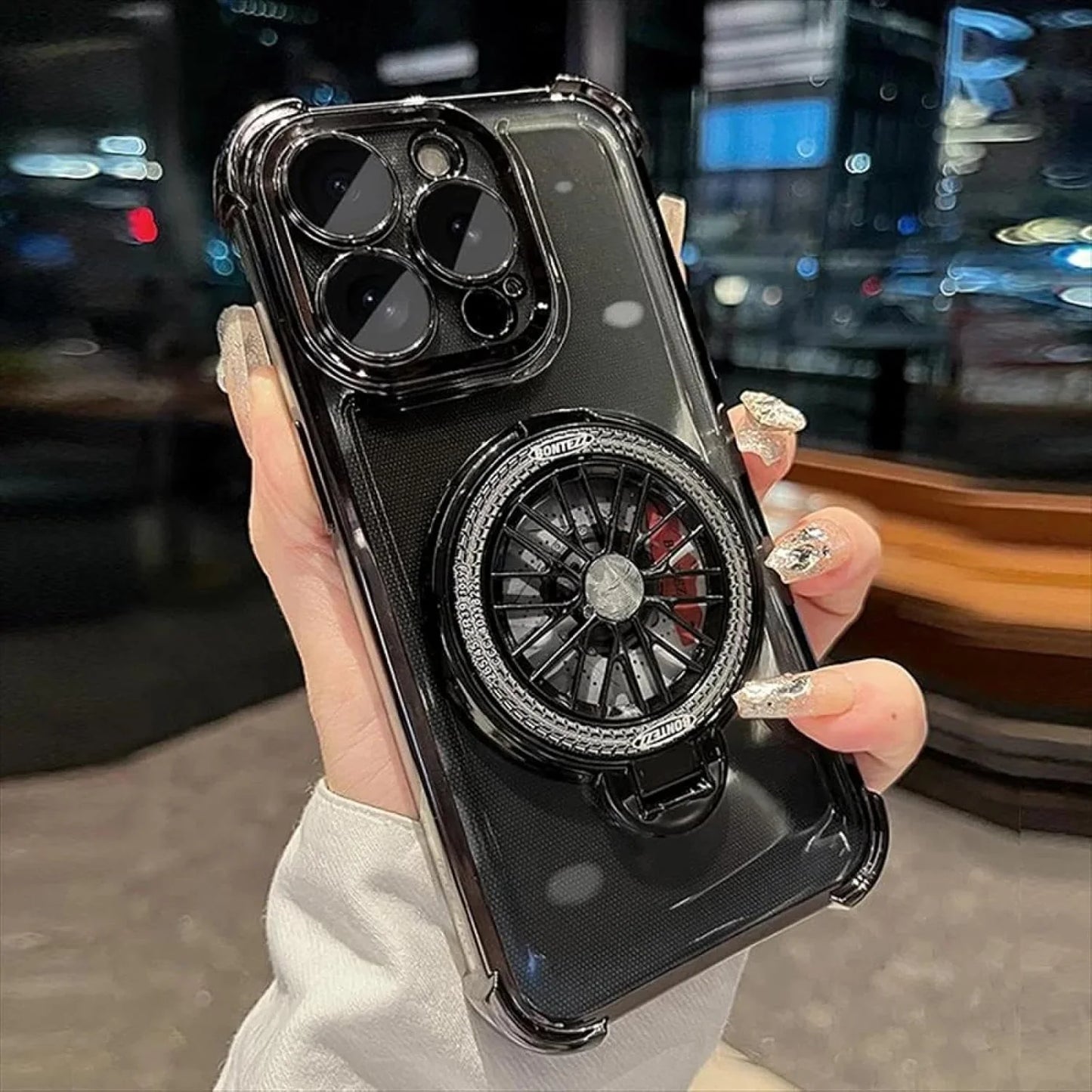 Royal Motion Alloy Magnetic Ring Case- iPhone