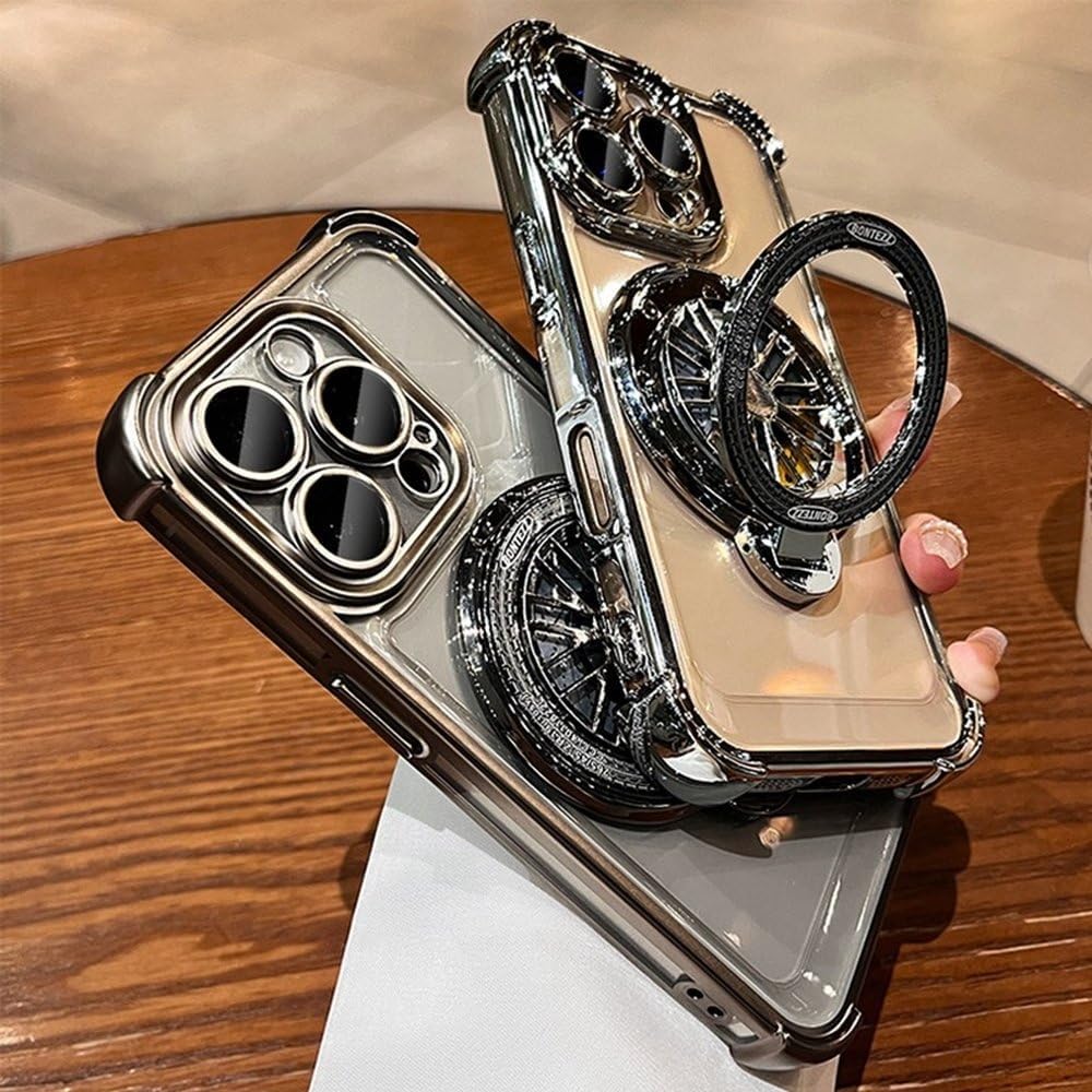 Royal Motion Alloy Magnetic Ring Case- iPhone