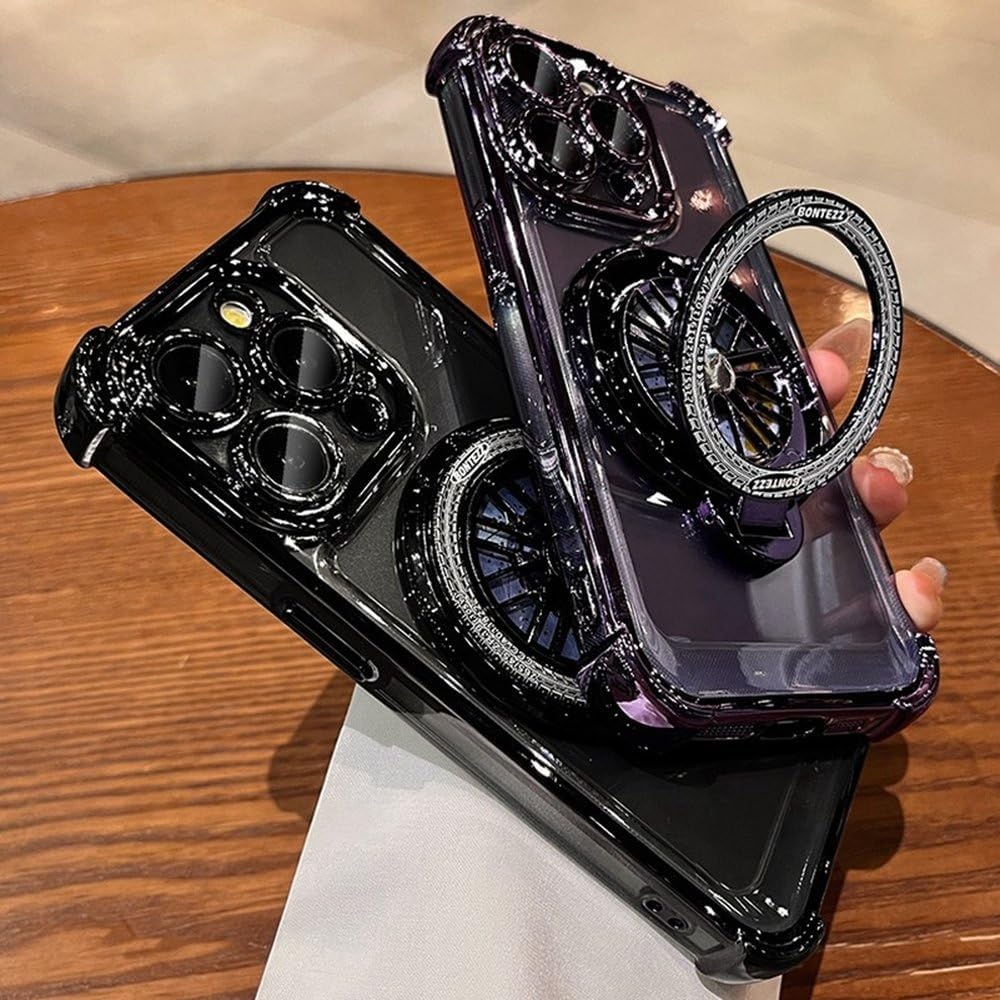 Royal Motion Alloy Magnetic Ring Case- iPhone