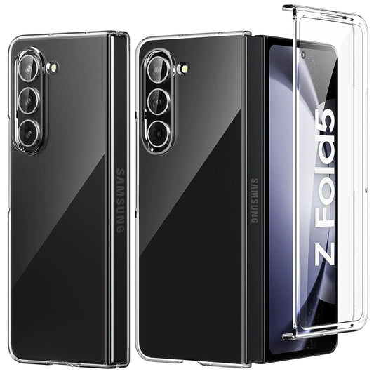 Samsung Galaxy Z Fold 5 Transparent Case With Camera Protection