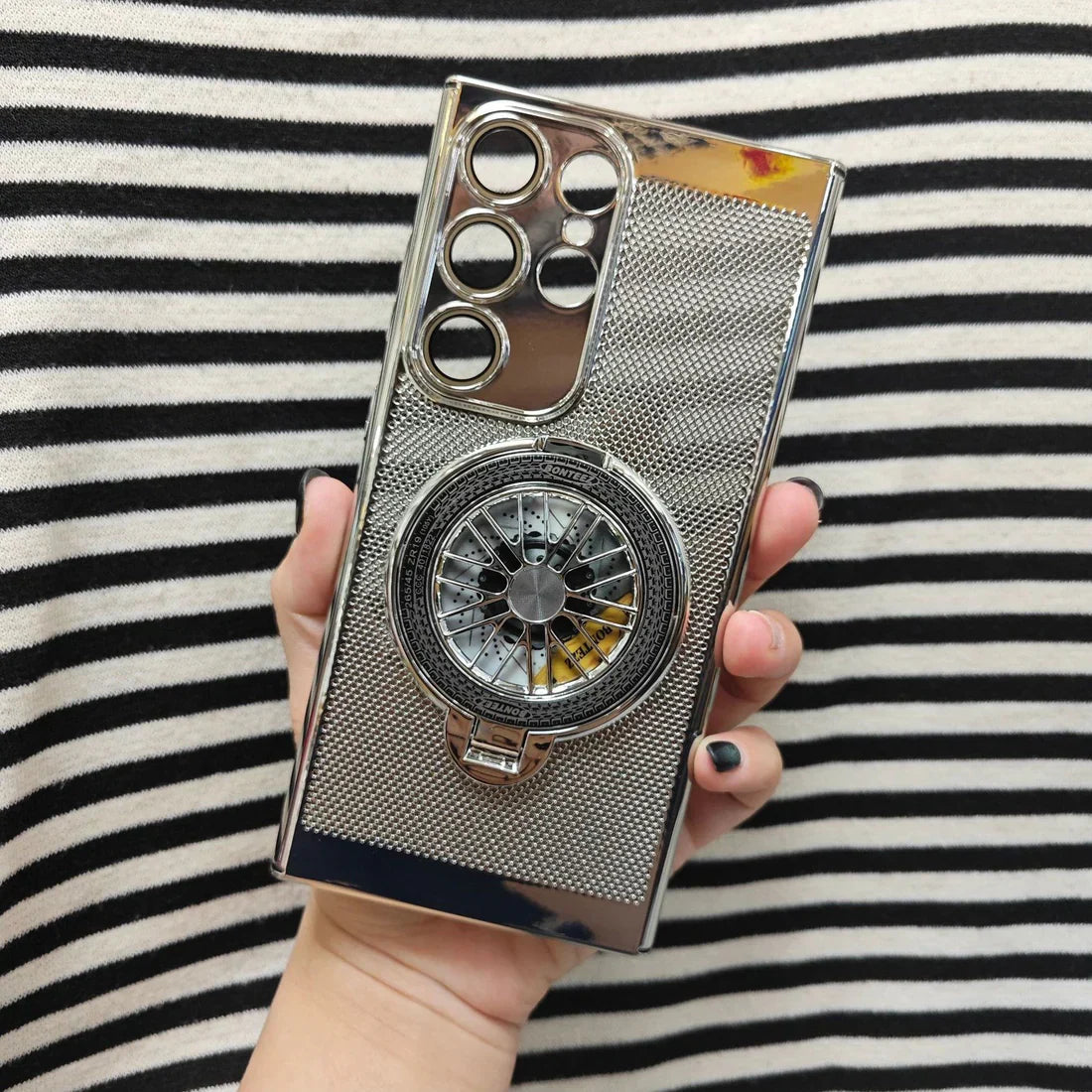 MagSafe Heat Dissipation Rotating Wheel Stand Case - Galaxy S Series