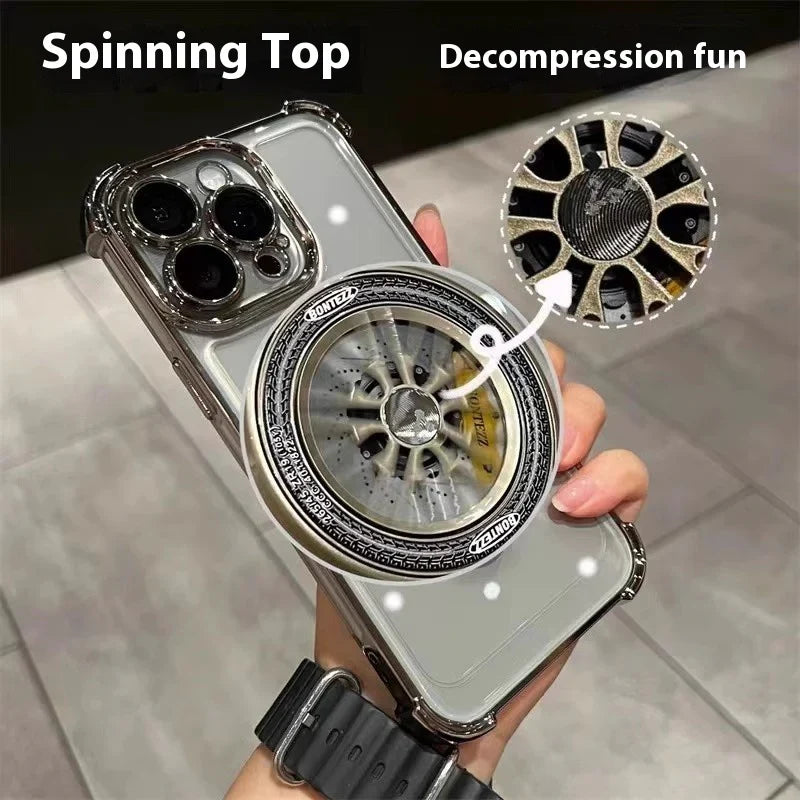 Royal Motion Alloy Magnetic Ring Case- iPhone
