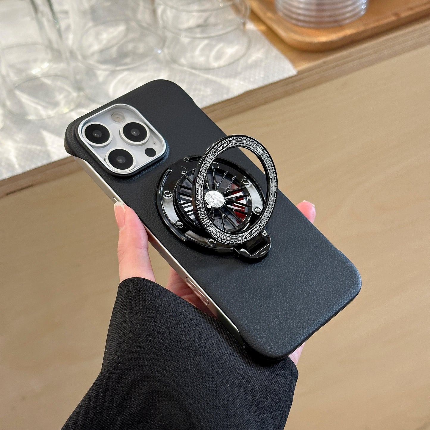 Fashionable Rotating Gyroscopic Design Case- iPhone