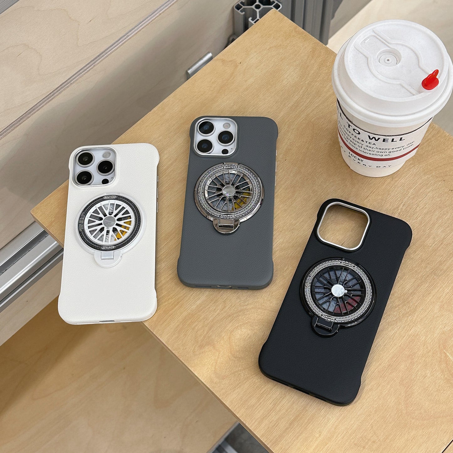 Fashionable Rotating Gyroscopic Design Case- iPhone