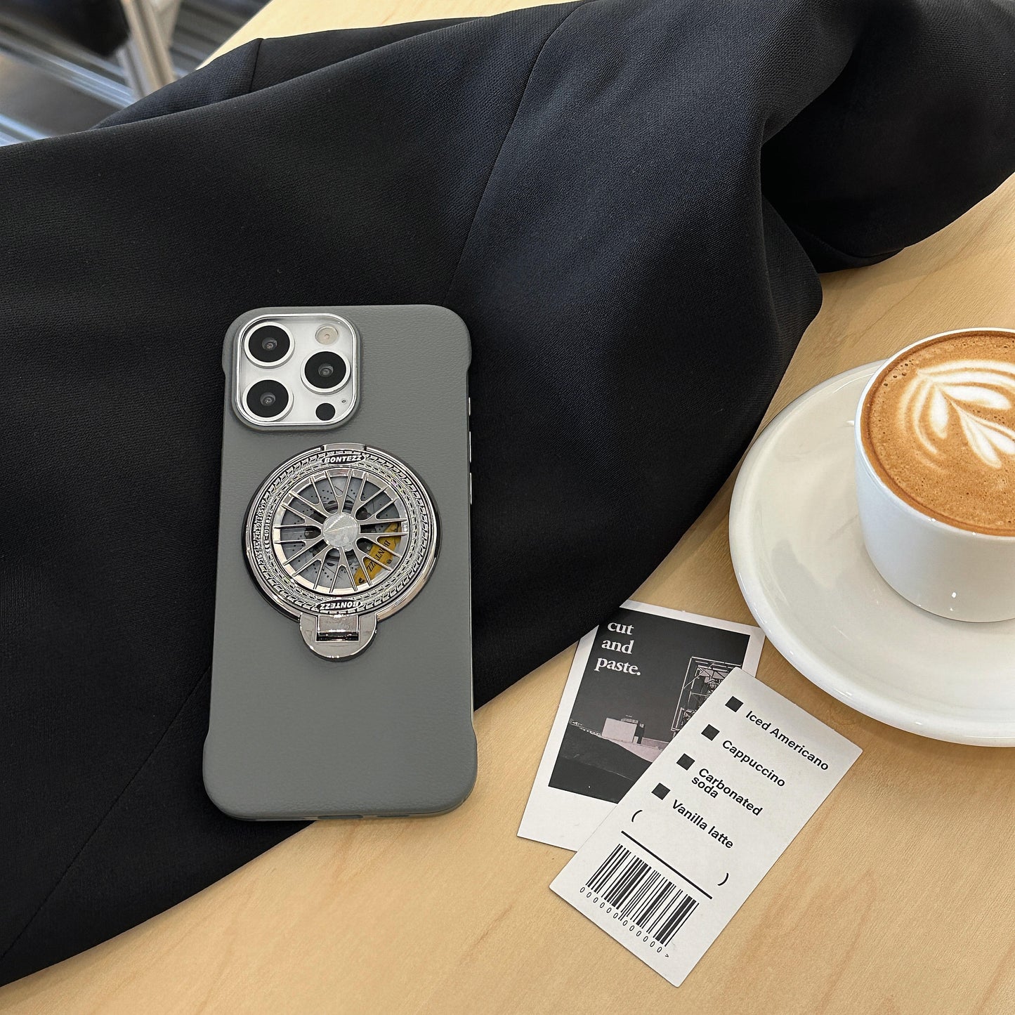 Fashionable Rotating Gyroscopic Design Case- iPhone