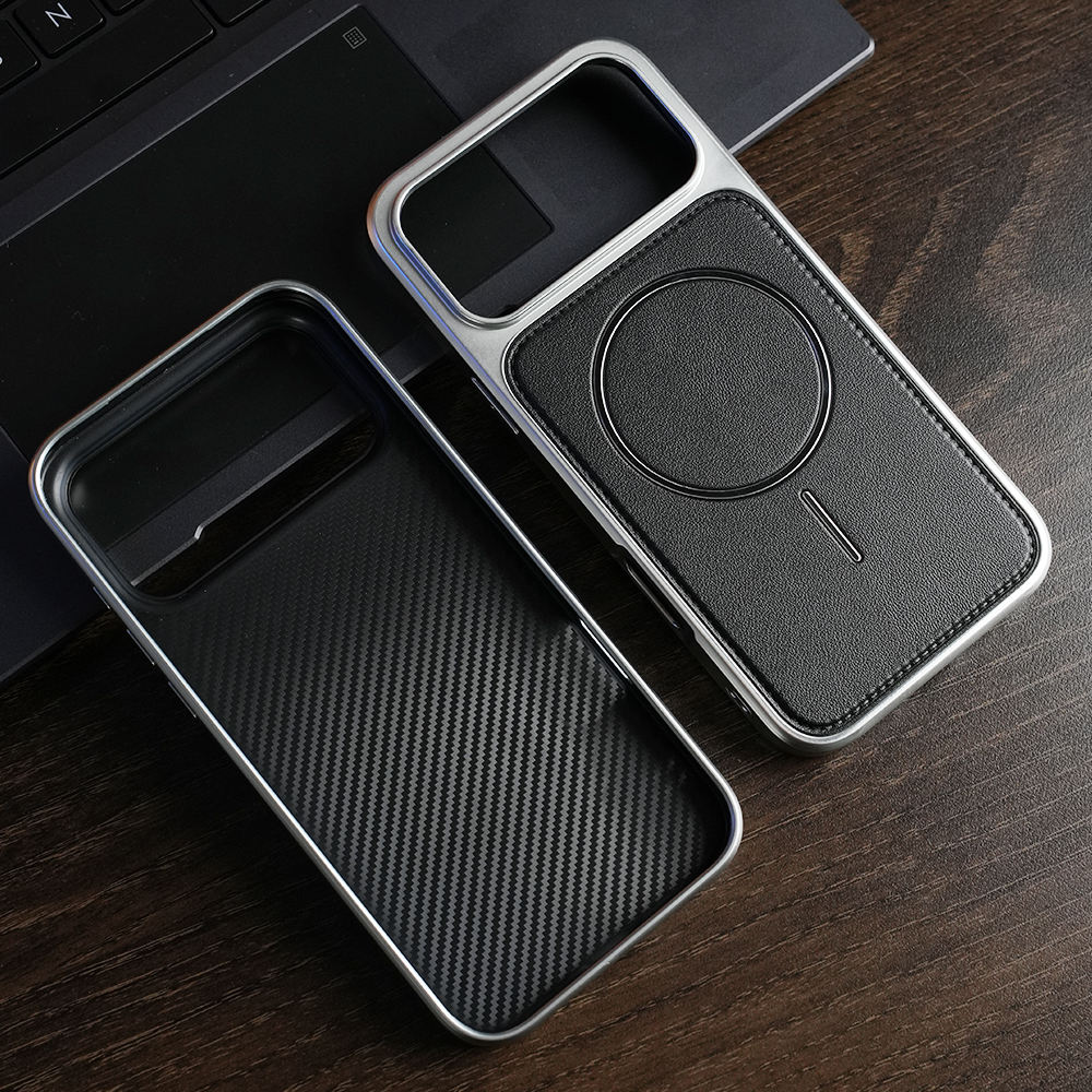 Luxury PU Leather Magnetic Case- iPhone