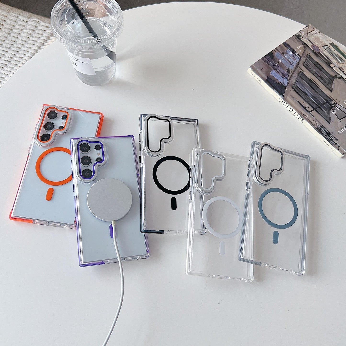 Metal Bracket Camera Protector Stand Case- Samsung